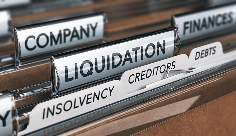 Check if a company is being liquidated